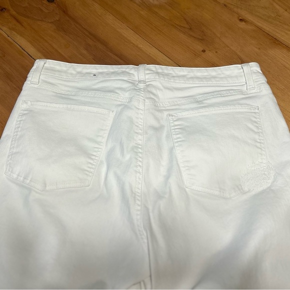 Talbots Flawless Women's Bright White Slim Ankle Curvy jeans size 12 - Picture 7 of 11